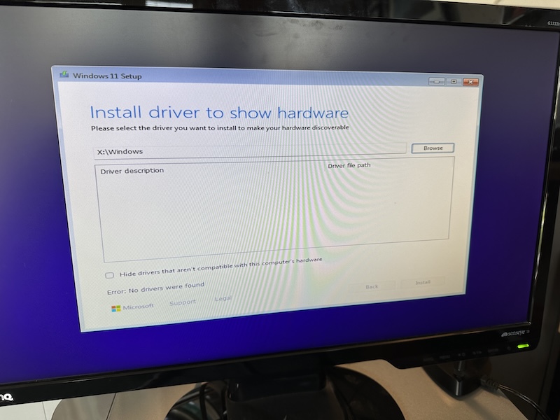 missing driver